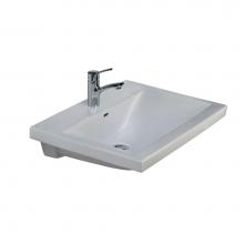 Barclay 4-261WH - Mistral 510 Wall-Hung Basin 1-Hole, White