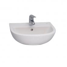 Barclay 4-541WH - Compact 545 Wall Hung Basin  1 hole - White