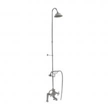 Barclay 4062-MC-CP - Elephant Spout, Riser, Shower head, Crs Hdle, Chrome