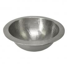 Barclay 6712-PE - Addie Round Undermount Basin, Hammered Pewter