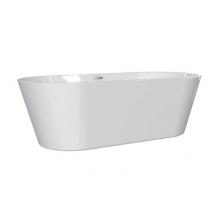 Barclay ATOVN63IIG-CP - Orrick Freestandin AC Oval Tub63'' WH, Internal Drain, CP