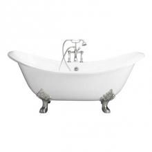 Barclay TKCTDSH-CP1 - Tub Kit 71'' CI Dbl SlipperFiller, Supplies, Drain-Chrome