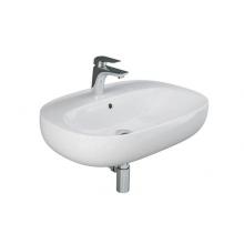 Barclay 4-1741WH - Illusion 650 Wall-Hung Basin 1-hole, WHITE