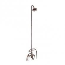 Barclay 4062-PL-MB - Elephant Spout, Riser, Shower head, Lvr Hdle,Matte Black