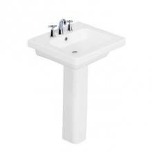 Barclay B/3-1074WH - Resort 550 Basin only, White-4'' Centerset