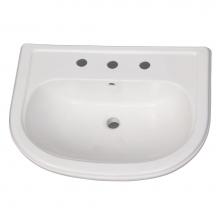 Barclay B/3-1058WH - Oasis 685 Ped Lav Basin