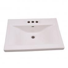 Barclay 4-274WH - Mistral 650 Wall-Hung Basin 4'' cc, White