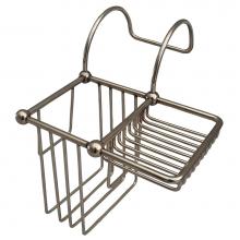 Barclay BC2004-PN - Bath Supply Basket for Tub RimPolished Nickel