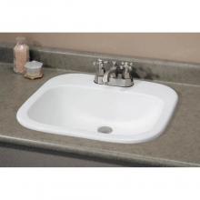 Cheviot Products 1108-WH-8 - IBIZA Drop-In Sink