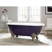 Cheviot Products 2161-WW-AB - CARLTON Cast Iron Bathtub with Continuous Rolled Rim