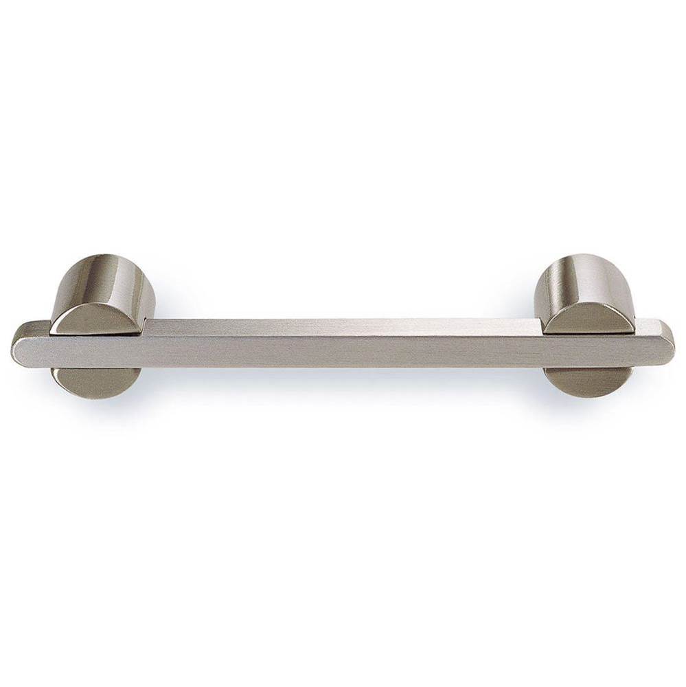 Cabinet Pull Hand Finished in Matte Satin Brass and Matte Satin Black