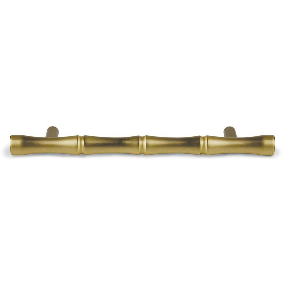 4 1/2'' center to center Bamboo Pull  - Polished Nickel