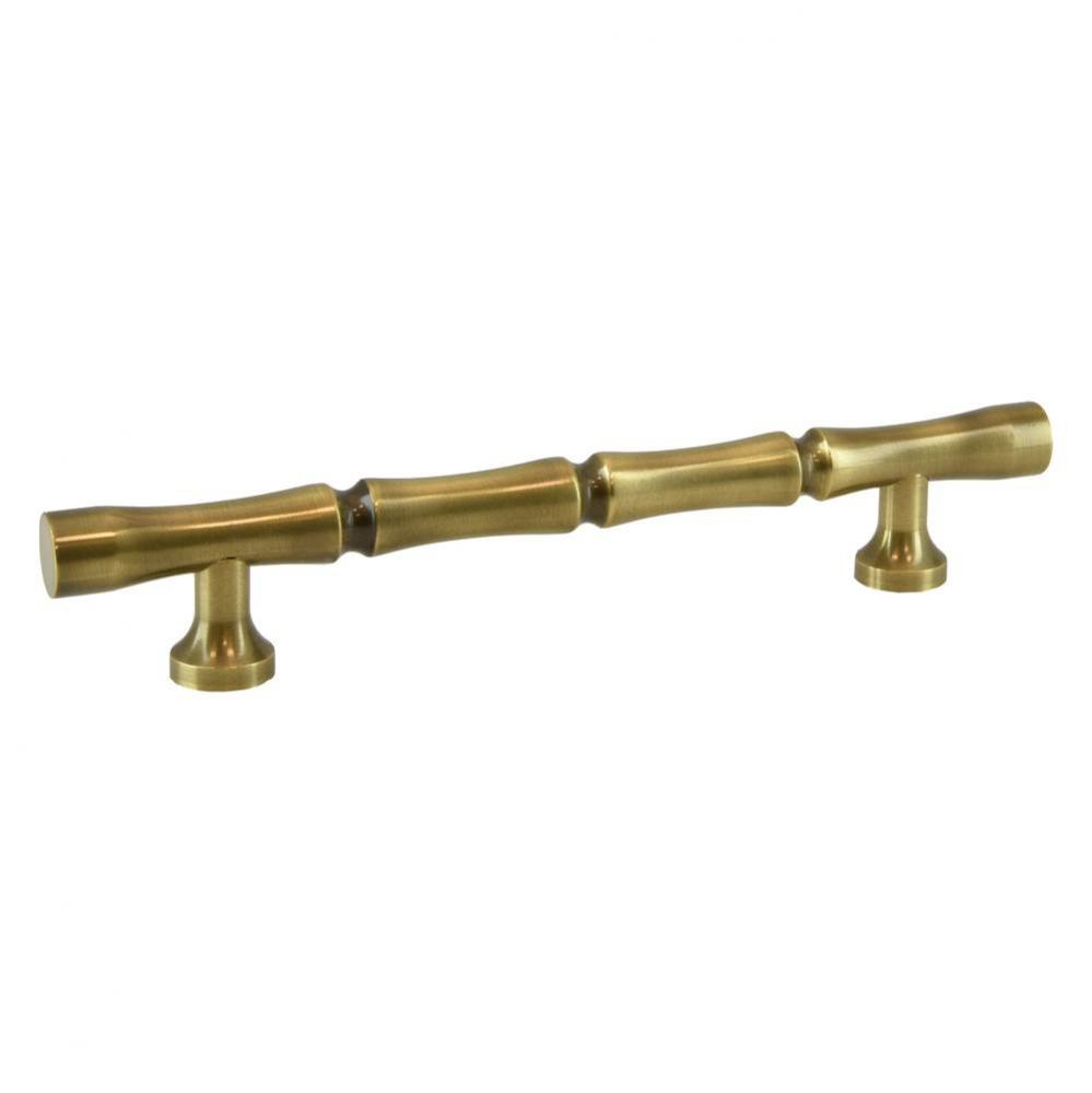 Cabinet Pull Hand Finished Hand Finished in Matte Satin Brass