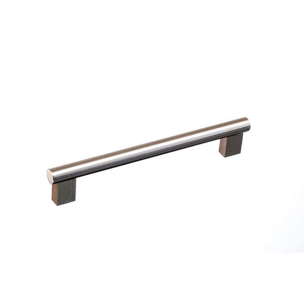 8'' center to center Rectangular Post Bar Pull  - Nickel Stainless