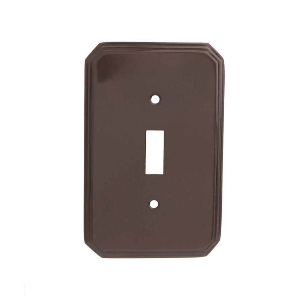 Single Toggle Square Deco Switch Plate  - Match Sample