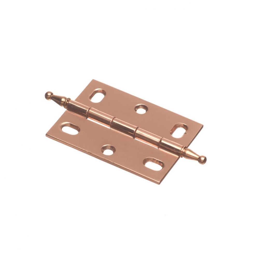 2 1/2'' and 1 3/4'' Mortised Hinge/Minaret Tip  - Polished brass