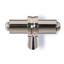 Colonial Bronze 308-15XD15B - 1 1/4'' Overall Length T shape Knob - Satin Nickel and Distressed Pewter