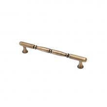 Colonial Bronze 851T-8-M20-10 - 3/4'' diameter traditional pull 8'' center to center thru bolt mount  - Matte