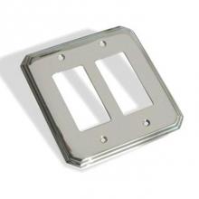 Colonial Bronze 6001-2G-MS - Double GFI Square Deco Switch Plate  - Match Sample