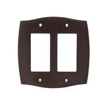 Colonial Bronze 6005-2G-MS - Double GFI Colonial Switch Plate  - Match Sample