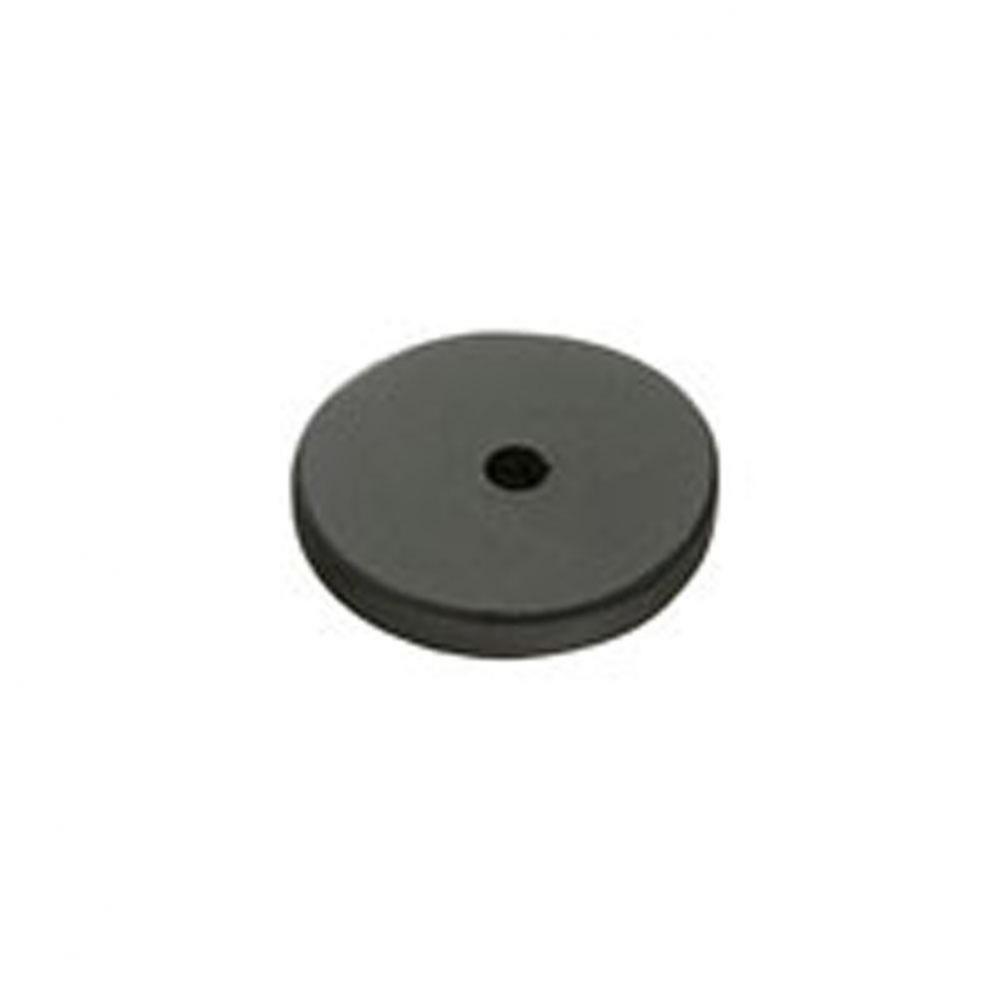 Brz Cab Round Back Plate, 1-1/4'', FB