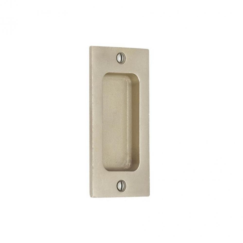 Sandcast Bronze Rectangular Flush Pulls-4'', FB