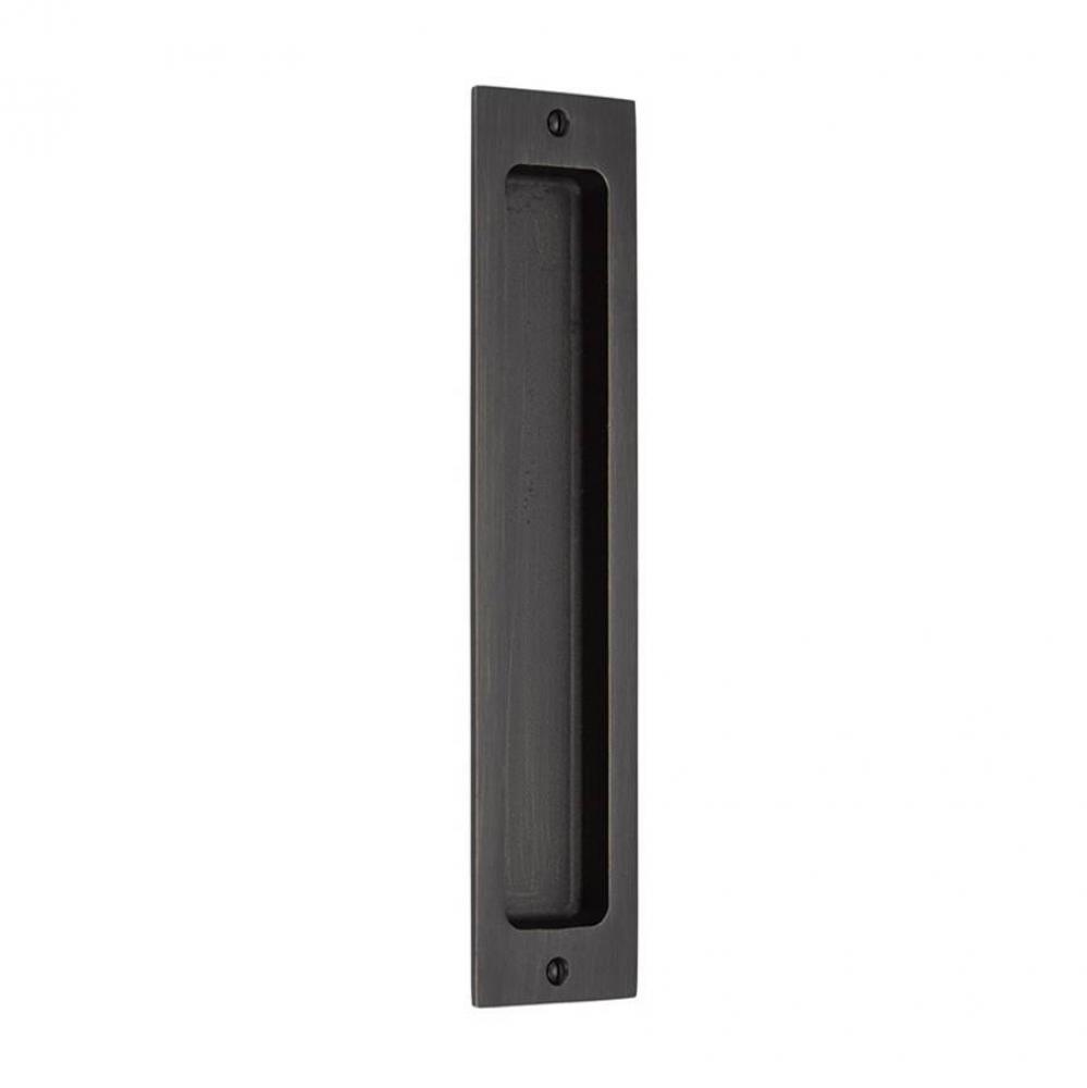 Sandcast Bronze Rectangular Flush Pulls -10'', TWB