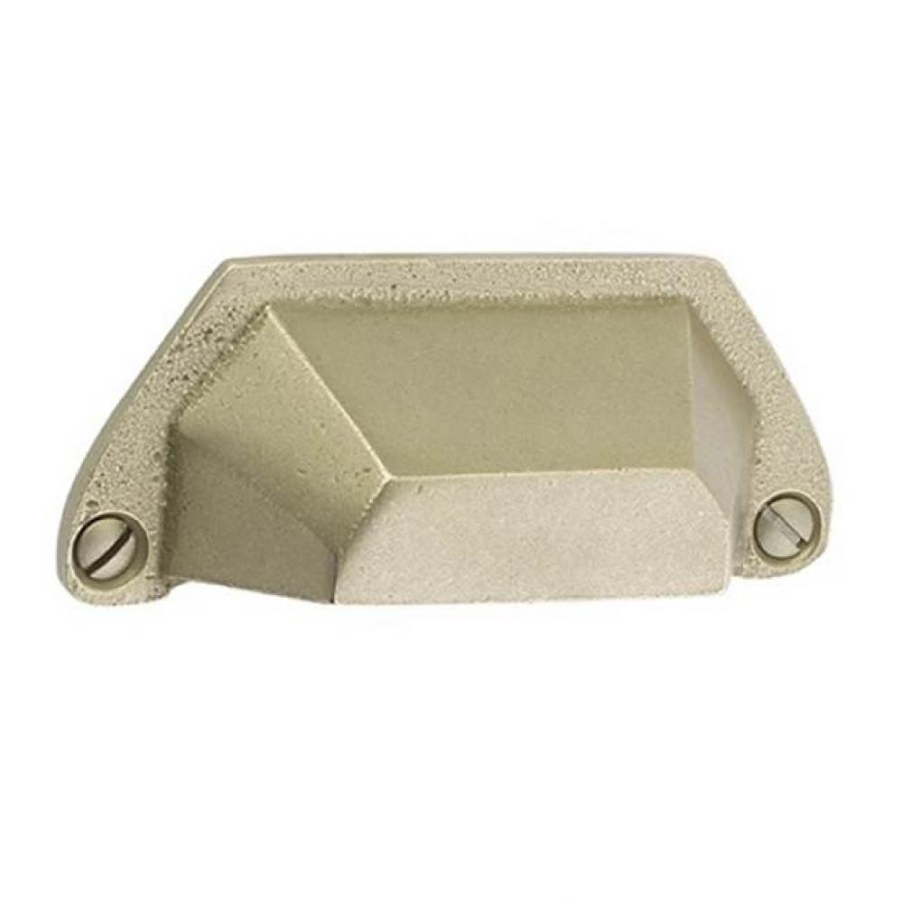 Sandcast Bronze Bin Pull, 3'' C-C, TWB