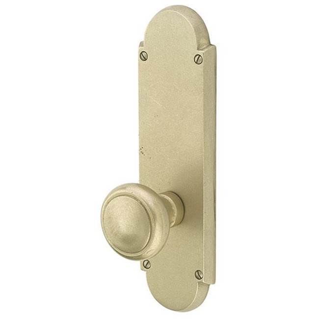 Passage, Sideplate Locksets No.5 Non-Keyed 9-1/4'', Diamond Crystal Knob, TWB