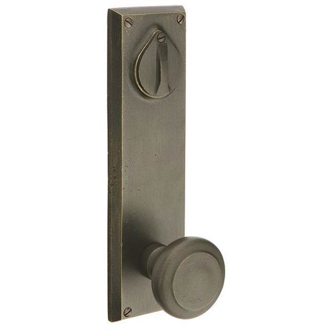 Dummy Pair Keyed, Sideplate Locksets Rectangular 5-1/2'' Center to Center Keyed, Durango