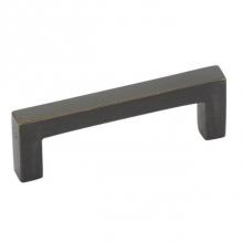 Emtek 86668TWB - Rustic Modern Cabinet Pull, 4'' C-C, TWB