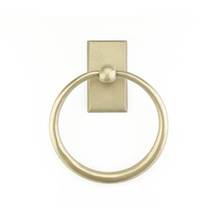 Emtek 23011TWB - Brz Towel Ring, Ros1, 6-1/2'', TWB