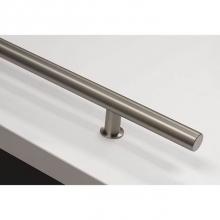 Emtek BTB86189US19 - Back to Back, Round 48 inch Door Pull, US19