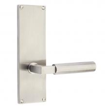 Emtek S802STTSS - Privacy, Sideplate Locksets Stainless Steel Non-Keyed 8'', Stainless Steel Stuttgart Lev