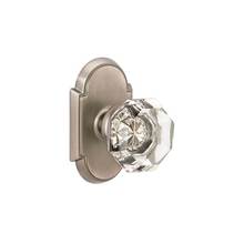 Emtek 8208OTUS19 - Privacy, No.8 Rosette, Old Town Crystal Knob, US19