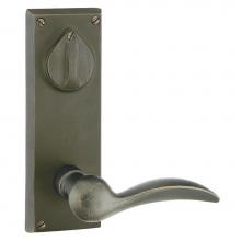 Emtek 7360WCFB - Passage Single Keyed, Sideplate Locksets Rectangular 3-5/8'' Center to Center Keyed, Win