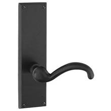 Emtek 7512WSFB - Passage, Sideplate Locksets Rectangular Non-Keyed 8-7/8'', Windsor Crystal Knob, FB