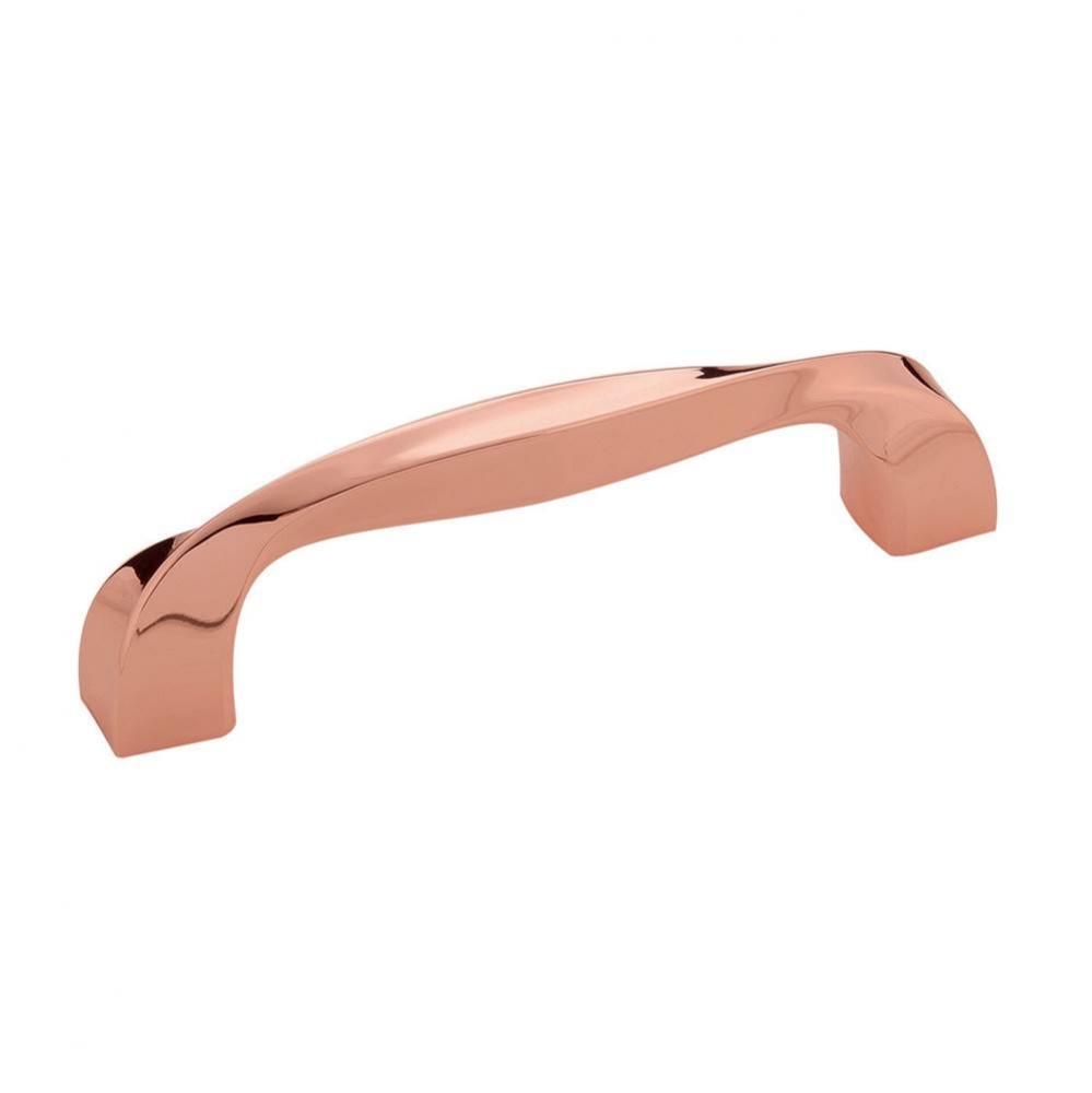 Twist Collection Pull 96mm C/C Polished Copper Finish : H076016-CP