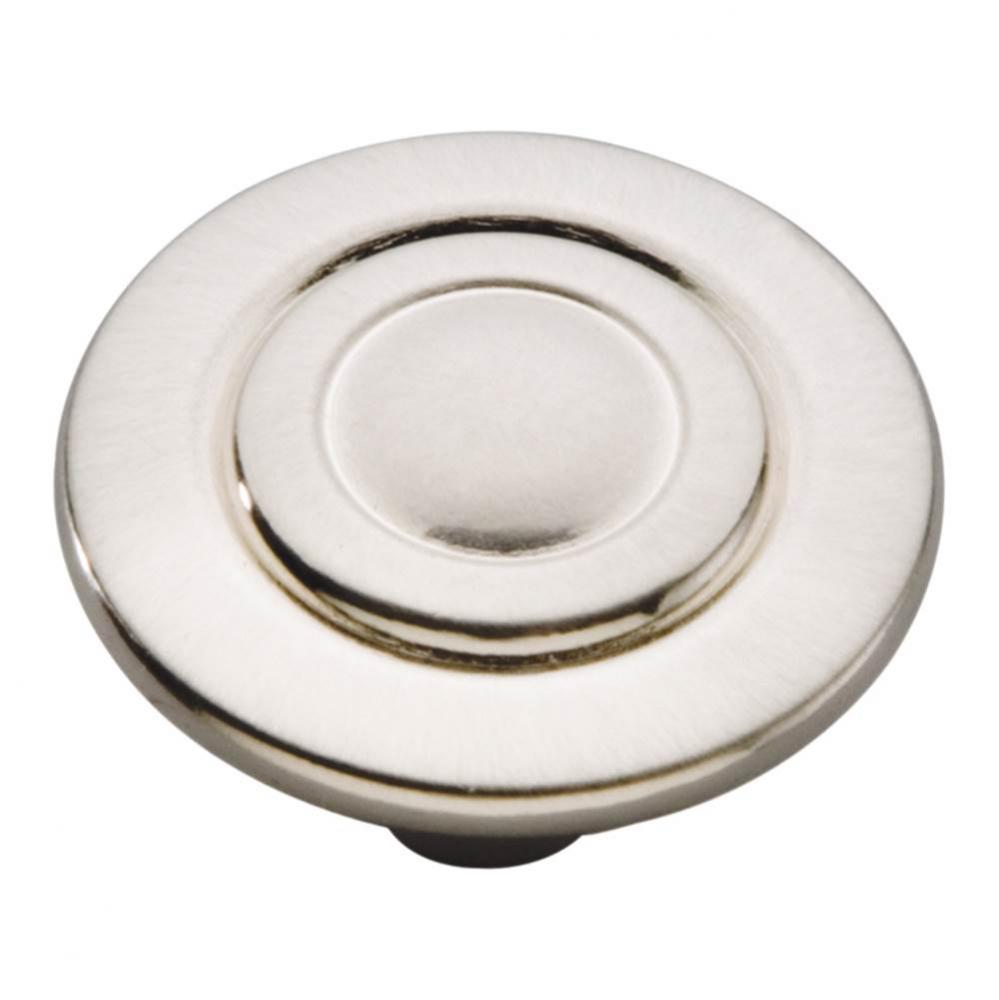 1-1/8 In. Cavalier Satin Nickel Cabinet Knob