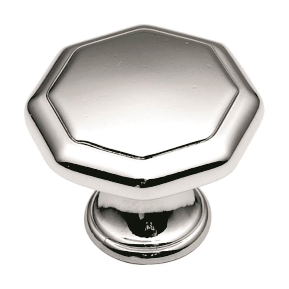 Conquest Collection Knob 1-1/8'' Diameter Chrome Finish