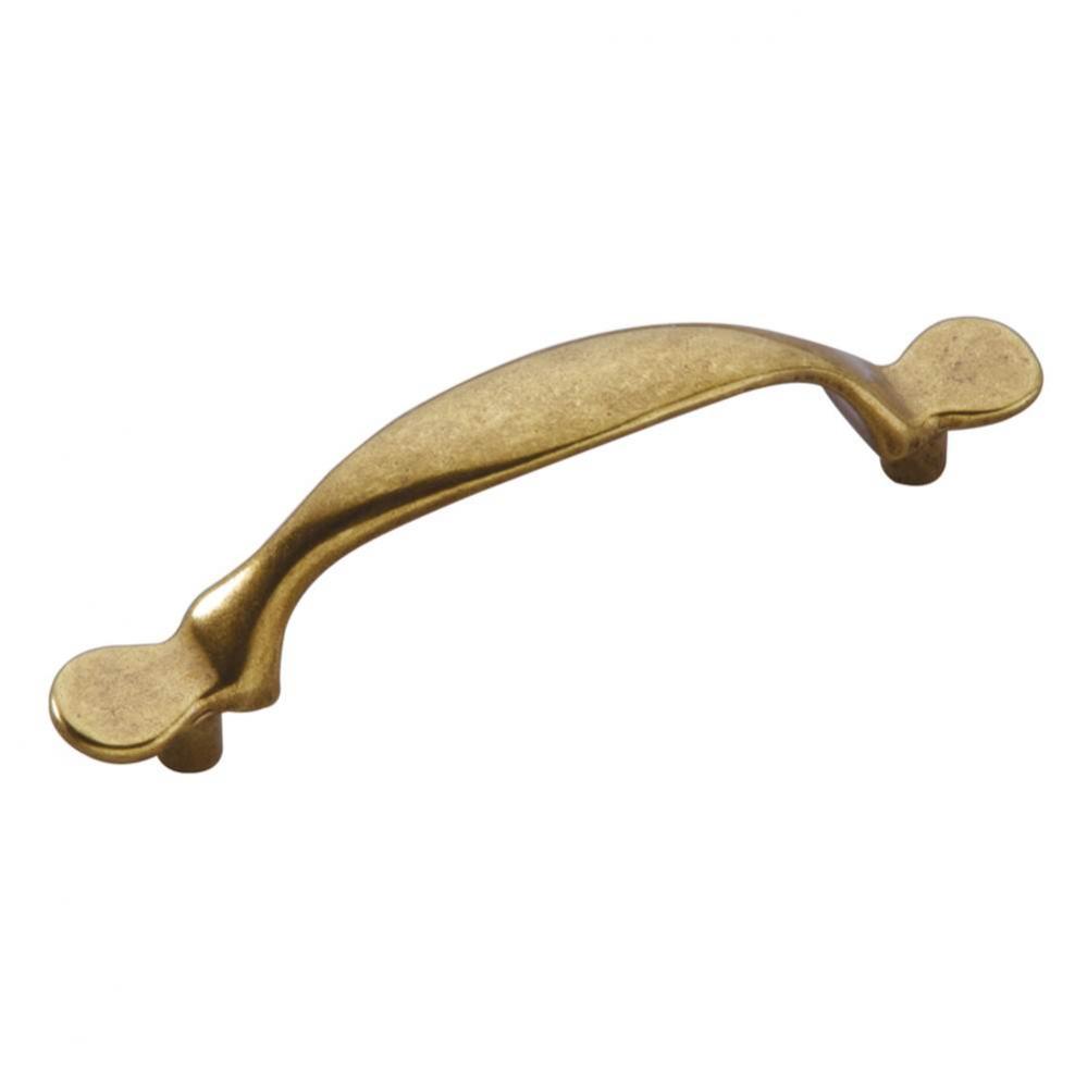 Conquest Collection Pull 3'' C/C Lustre Brass Finish