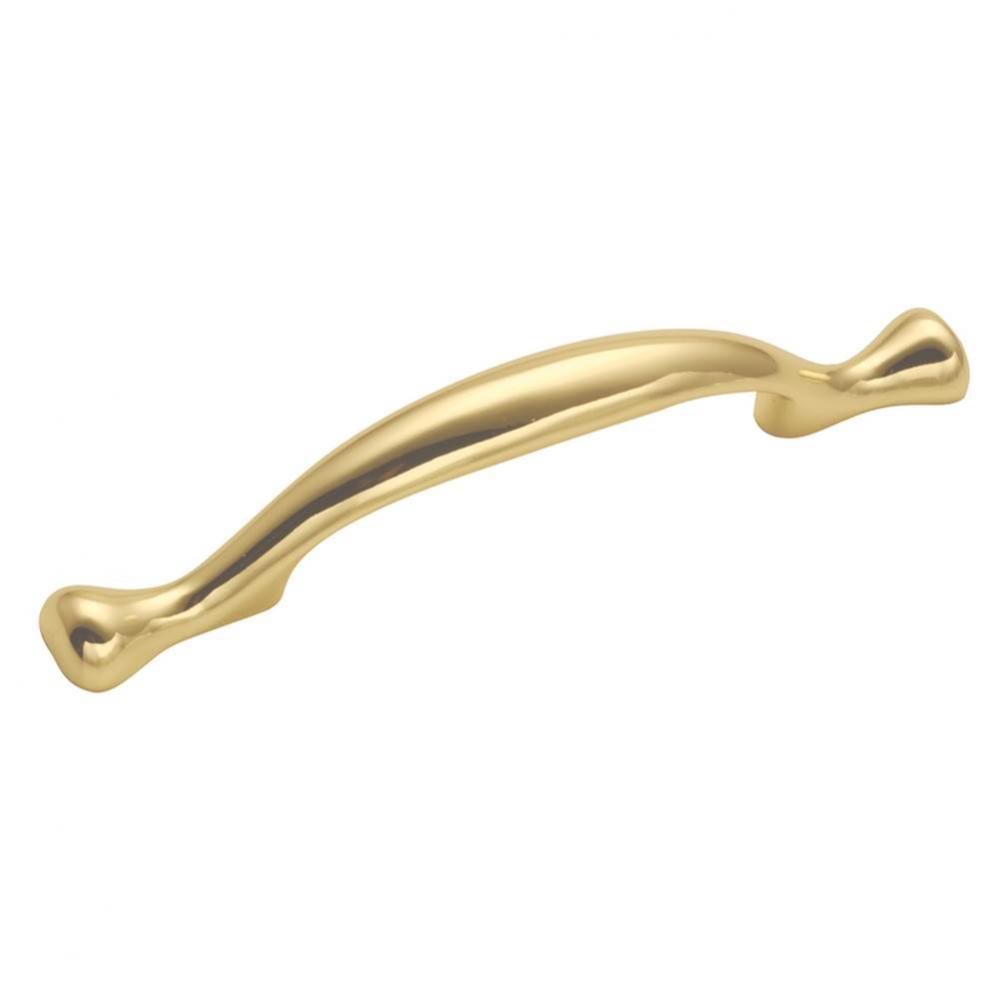 Conquest Collection Pull 3'' C/C Polished Brass Finish