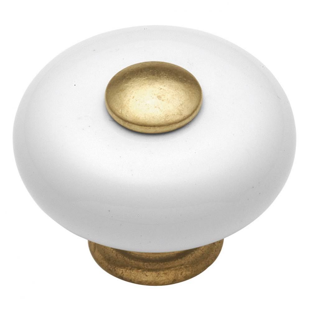 Tranquility Collection Knob 1-1/4'' Diameter Lancaster Hand Polished Finish