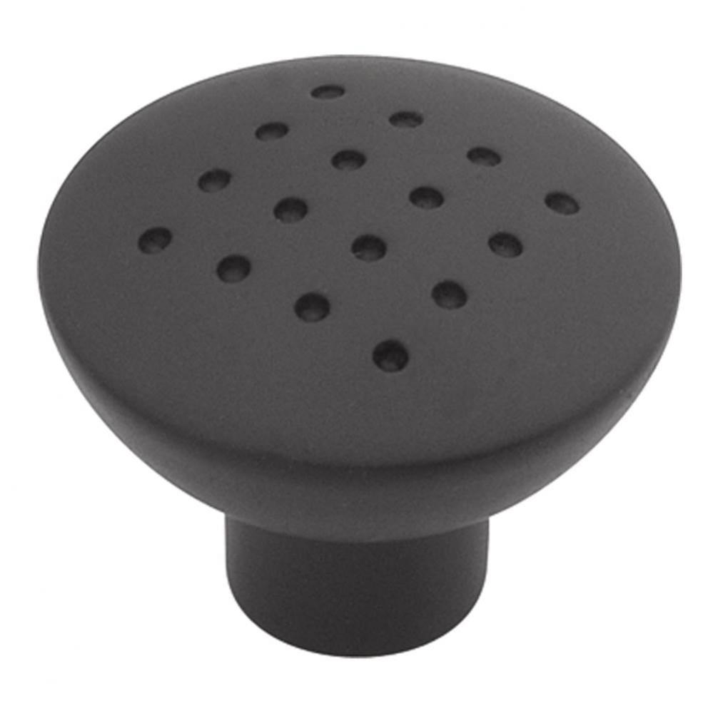 Metropolis Collection Knob 1-1/4'' Diameter Matte Black Finish