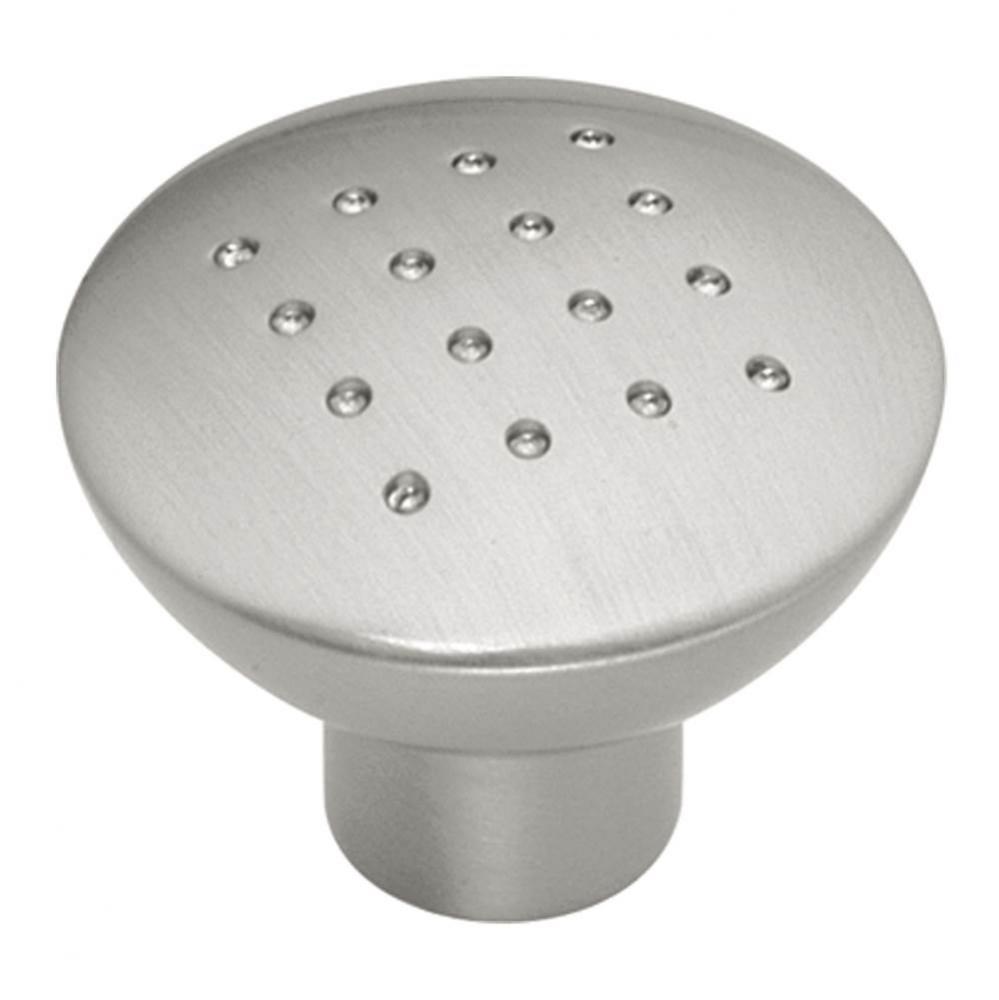 Metropolis Collection Knob 1-1/4'' Diameter Satin Nickel Finish