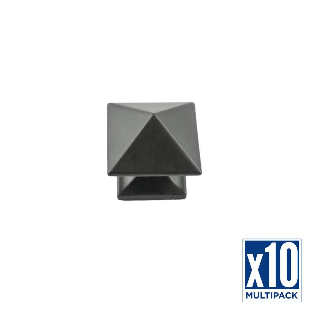 Knob 1-1/4 Inch Square (10 Pack)