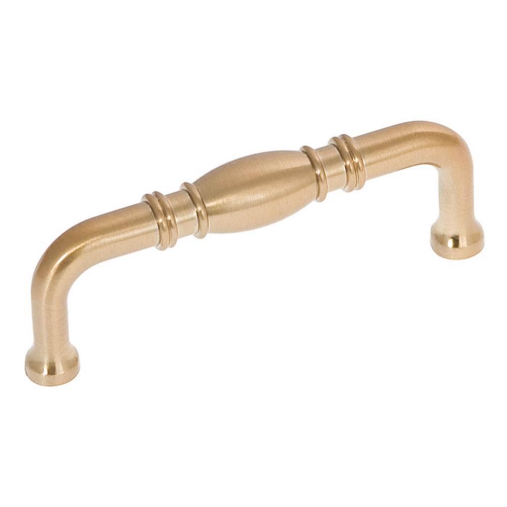 3 In. Williamsburg Satin Rose Gold Cabinet Pull