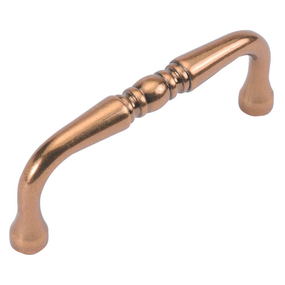 3 In. Williamsburg Antique Rose Gold Cabinet Pull