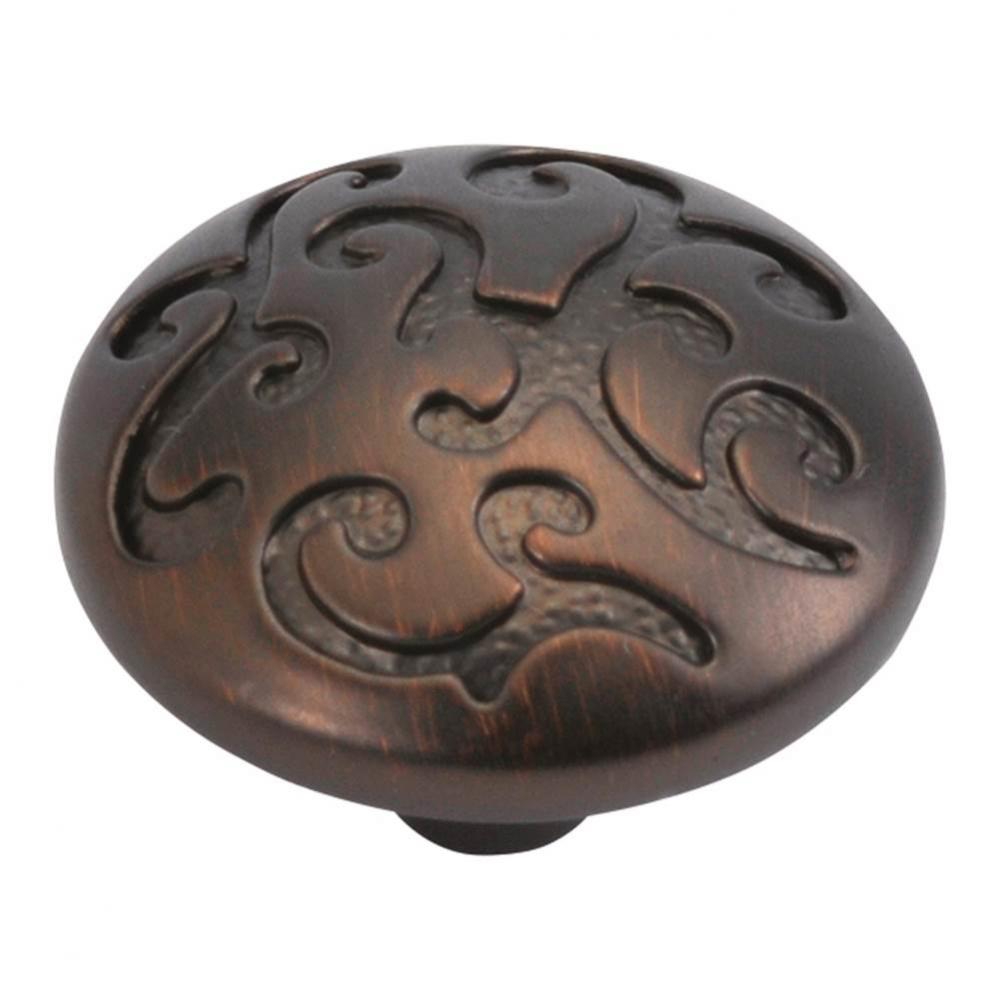 Mayfair Collection Knob 1-1/4'' Diameter Refined Bronze Finish