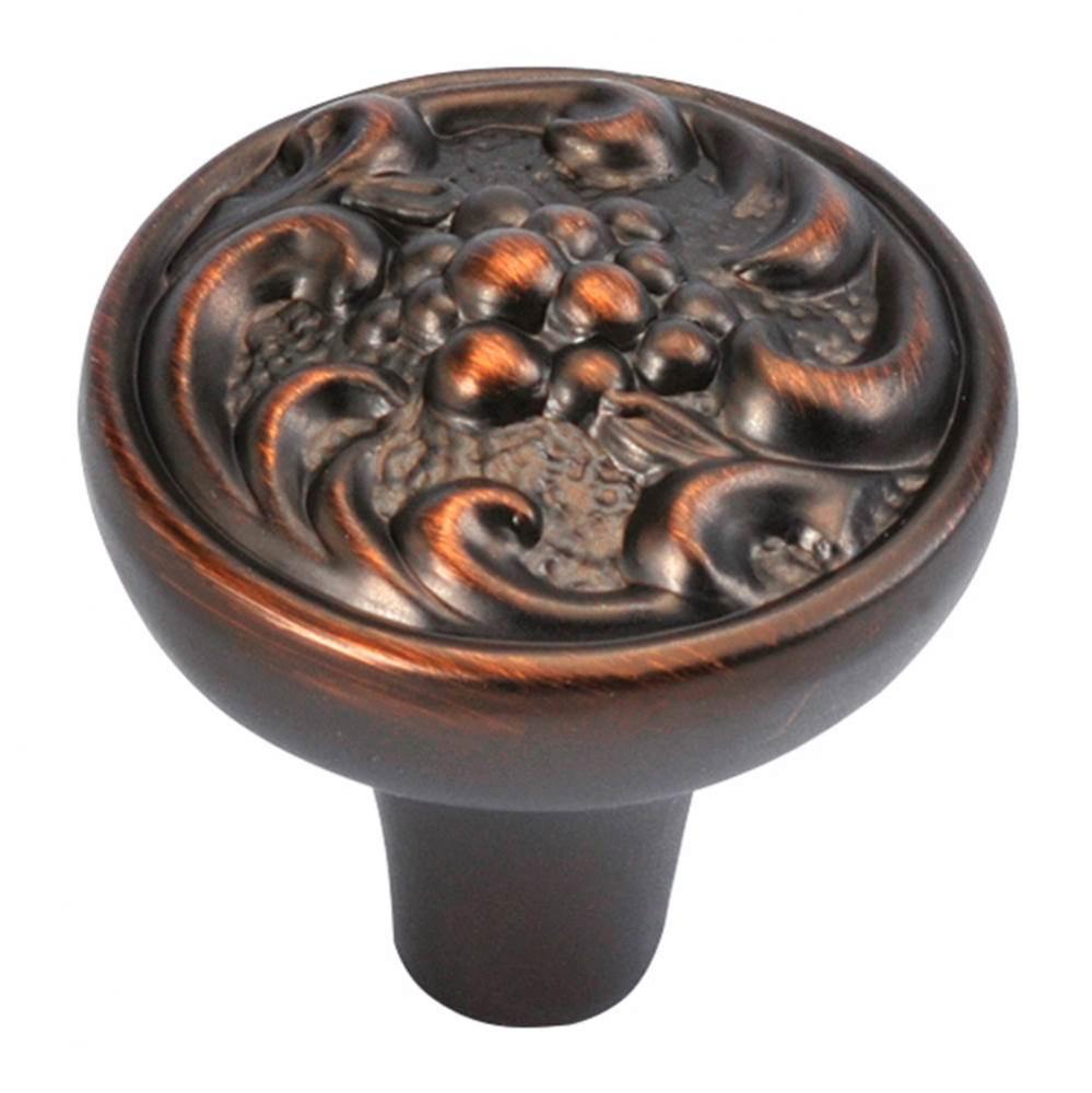 Mayfair Collection Knob 1-1/4'' Diameter Refined Bronze Finish